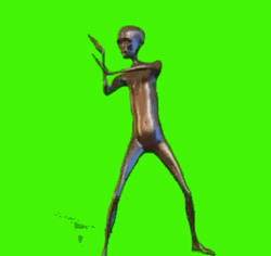 Dancing Alien Nice Moves GIF