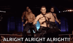 Dancing And Saying Alright Alright Alright GIF