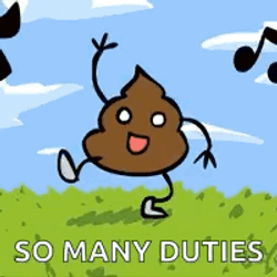 Dancing Animated Dog Poop GIF