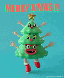 Dancing Animated Xmas Tree GIF
