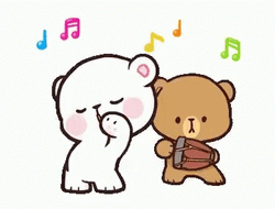 Dancing Bear Milk Mocha Music GIF