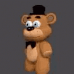 Dancing Brown Freddy Fazbear GIF