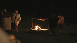 Dancing By The Bonfire GIF