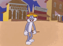 Dancing Cartoon Bugs Bunny GIF