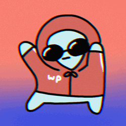 Dancing Cartoon Hoodie Jacket GIF
