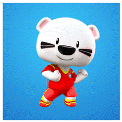 Dancing Cartoon Super Boomi GIF