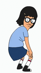 Dancing Cartoon Tina Belcher GIF