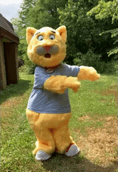 Dancing Cat Mascot