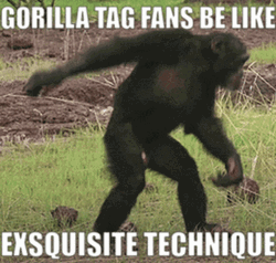 Dancing Cha-Cha Like Gorilla Tag GIF