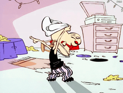 Dancing Character Ed Edd N Eddy Record Player GIF