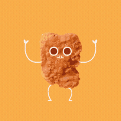 Dancing Chicken Nugget GIF