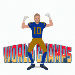 Dancing Cooper Kupp World Champs GIF