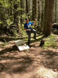 Dancing Cornhole Goofy GIF