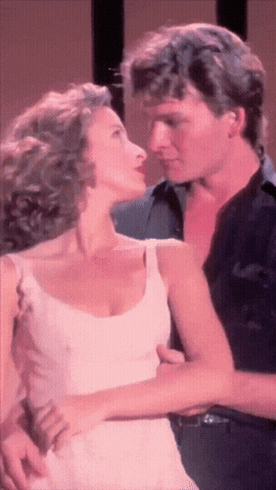 Dancing Couple Looking At Each Other GIF