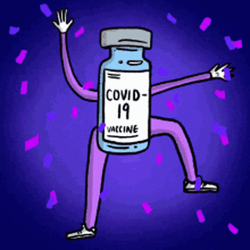 Dancing Covid 19 Vaccine Bottle Meme GIF