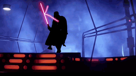 Dancing Darth Vader K Light Saber GIF