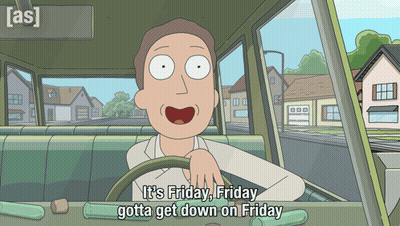 Dancing Dog Finally Friday GIF