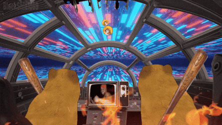 Dancing Dog Watching Something Meme GIF