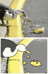 Dancing Duck Baby And Mom Bopping GIF