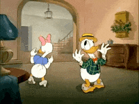Dancing Duck Daisy Donald Happy Celebration GIF