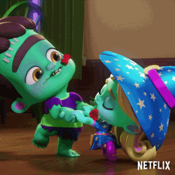 Dancing Eating Monster Inside House GIF