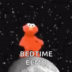 Dancing Elmo Before Bed Time GIF