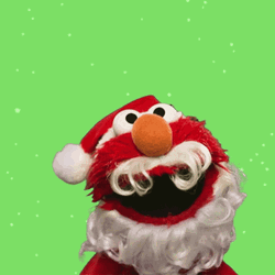 Dancing Elmo Costume Santa Claus GIF
