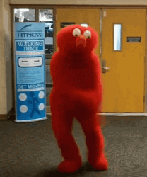 Dancing Elmo Hip Hop GIF