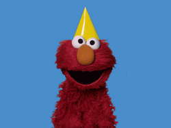 Dancing Elmo In His Birtday Party GIF