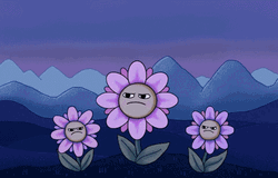 Dancing Flower Animated Thank You GIF