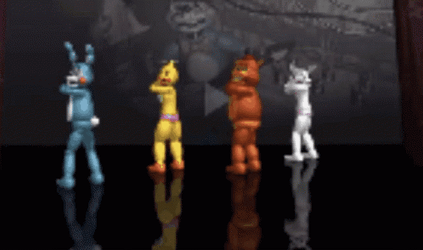 Dancing Freddy With His Friends GIF