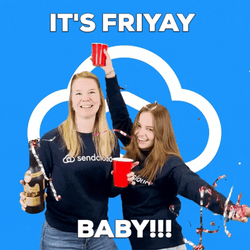 Dancing Friday Women Holding Plastic Cups GIF