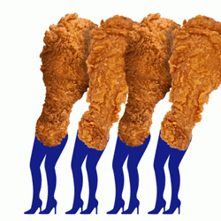 Dancing Fried Chicken Joy GIF