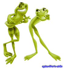 Dancing Frog Cute Princess Smile Blink Stomp GIF