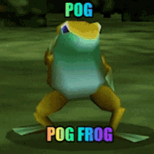 Dancing Frog Funny Pog Body Shake GIF