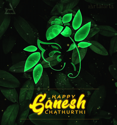 Dancing Ganesha Cartoon Kulfyapp.com GIF