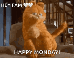 Dancing Garfield Movie Happy Monday GIF