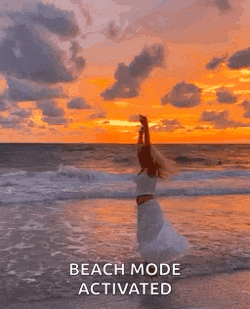 Dancing Girl Beach Party GIF