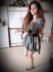 Dancing Girl In A Dress GIF