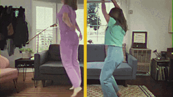 Dancing Girls Jumping Friends GIF