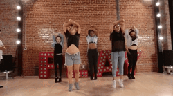 Dancing Girls On Studio GIF