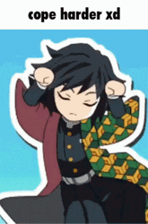 Dancing Giyu Cope Harder GIF