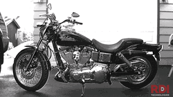 Dancing Harley Davidson Happy Birthday GIF