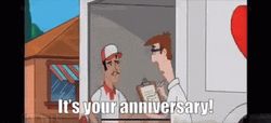 Dancing Heart Happy Anniversary Meme GIF
