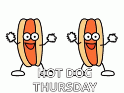 Dancing Hot Dog Thursday