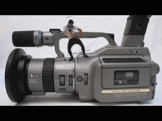 Dancing Ickey Shuffle On Sony DCR GIF