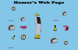 Dancing Jesus Homer's Web Page The Simpsons GIF