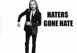 Dancing Jesus Suit Haters Gone Hate Meme GIF