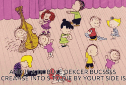 Dancing Kids Snoopy Characters GIF