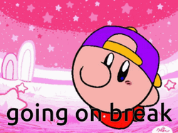 Dancing Kirby Is Going On Break GIF